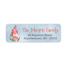 Christmas Santa Gnome Holiday Personalised