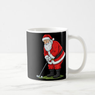 Christmas Santa Golf Golfer Xmas Funny Christmas G Coffee Mug