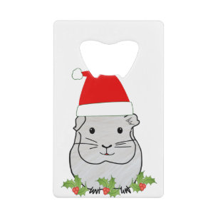christmas santa guinea pig