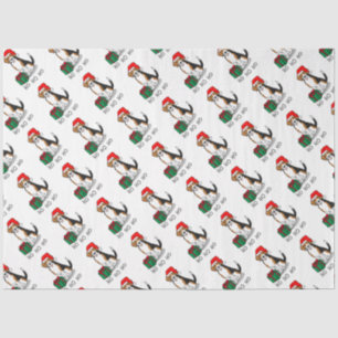 Christmas Santa Hat Beagle (tri colour 3) Dog Cute Tissue Paper