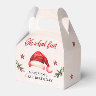 Christmas Santa Hat Birthday Party Favour Box