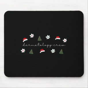 Christmas Santa Hat Dermatology Crew Nurse Daisy F Mouse Mat