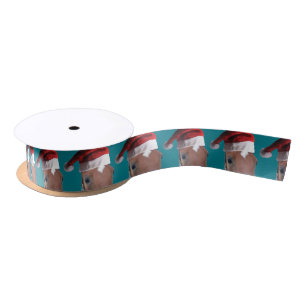 Christmas Santa Hat Horse Satin Ribbon