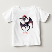 Christmas Santa hat pterodactyl