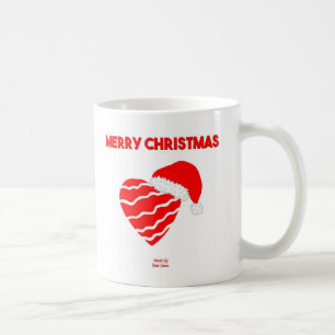 Christmas Santa Heart Coffee Mug