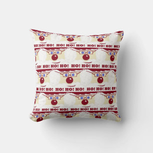 Christmas Santa HO! HO! HO! He's watching you! Cushion