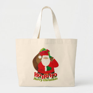 Christmas Santa "Ho Ho Ho Merry Christmas" big bag