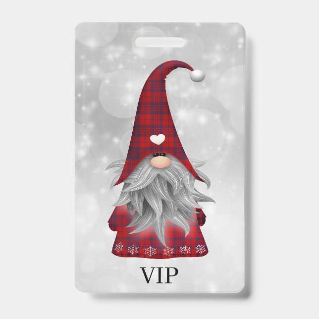 Christmas Santa       ID Badge (Front)