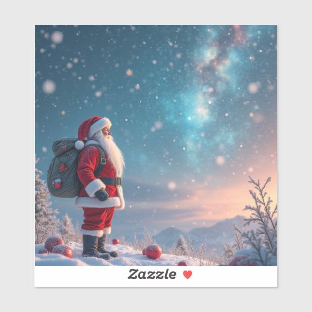 Christmas Santa in the North Pole (Sheet)