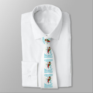 christmas santa joe biden kamala harris unicorn tie