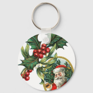 Christmas Santa Key Ring