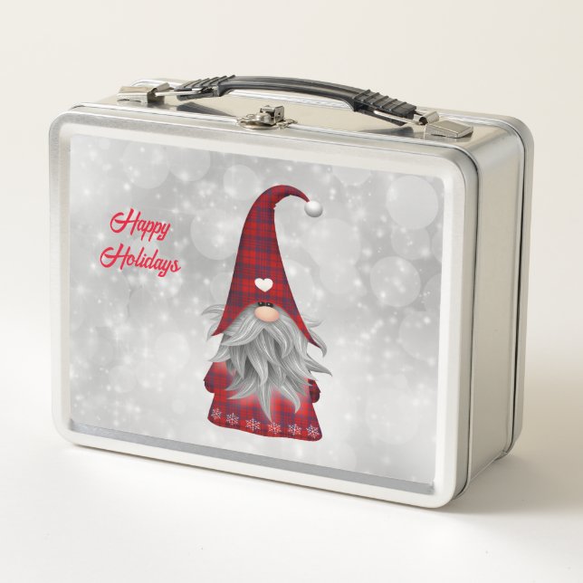 Christmas Santa          Metal Lunch Box (Front)