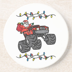 Christmas Santa Monster Truck Boys Kids Toddler Yo Coaster
