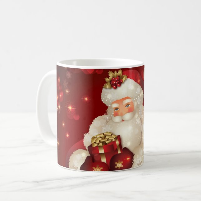 Christmas Santa Mug (Front Left)