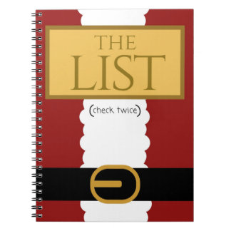 Christmas Santa Notebook