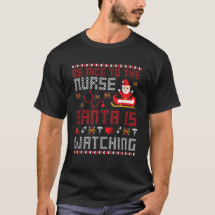 Christmas Santa Nurse Ugly Christmas Sweater 