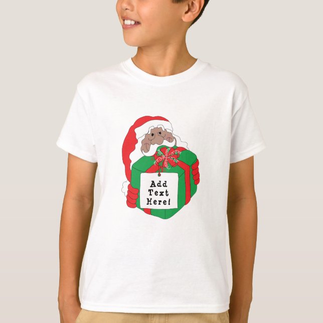 Christmas Santa of Colour Says T-Shirt (Front)