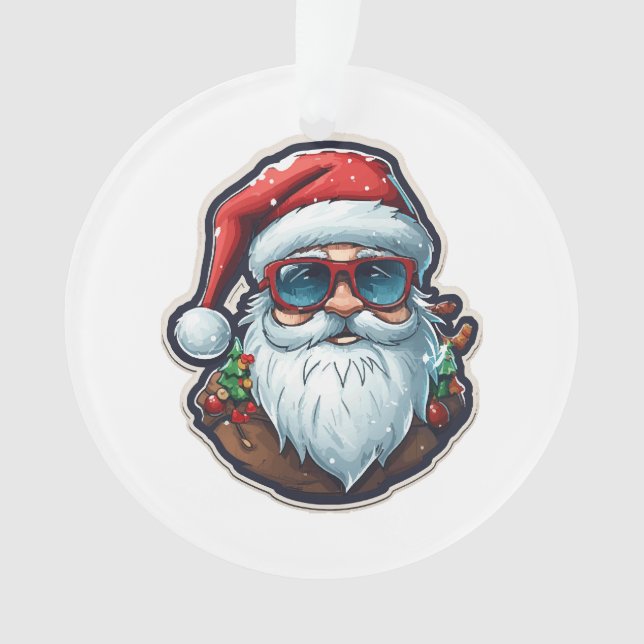 Christmas Santa Ornament (Front)
