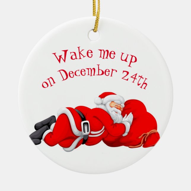 Christmas Santa Ornament (Front)