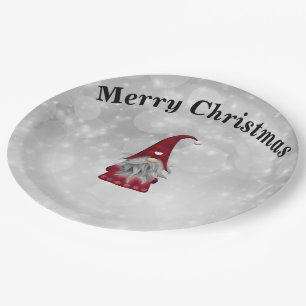 Christmas Santa Paper Plate