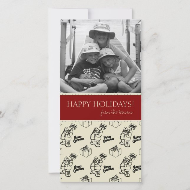 Christmas Santa Photo Cards (Front)