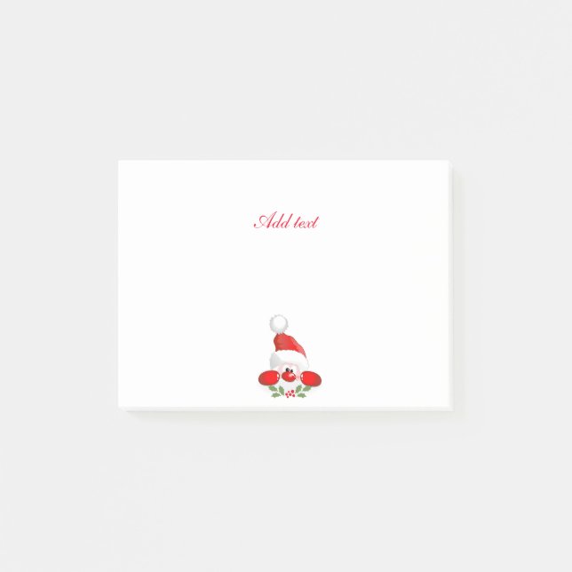 Christmas Santa popular design template, Post-it Notes (Front)