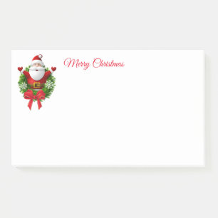 Christmas Santa Post It Notes