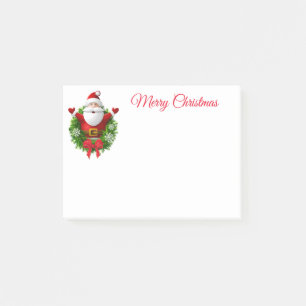 Christmas Santa Post It Notes