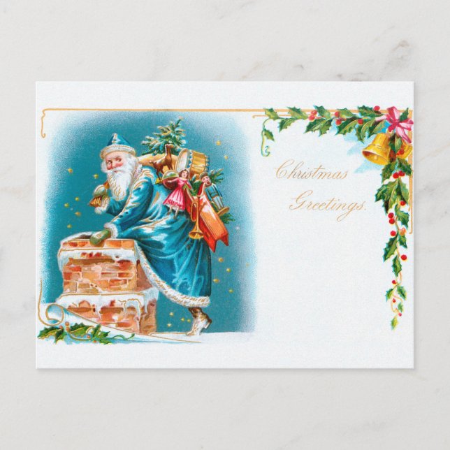Christmas Santa Postcard (Front)