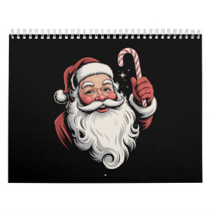 Christmas Santa Retro Gift Vintage Calendar