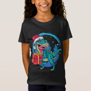 Christmas Santa Saurus Rex T-Shirt