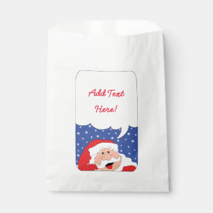 Christmas SANTA SAYS Personalise Favour Bag