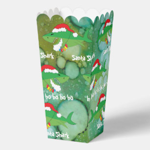 Christmas Santa Shark Favour Boxes