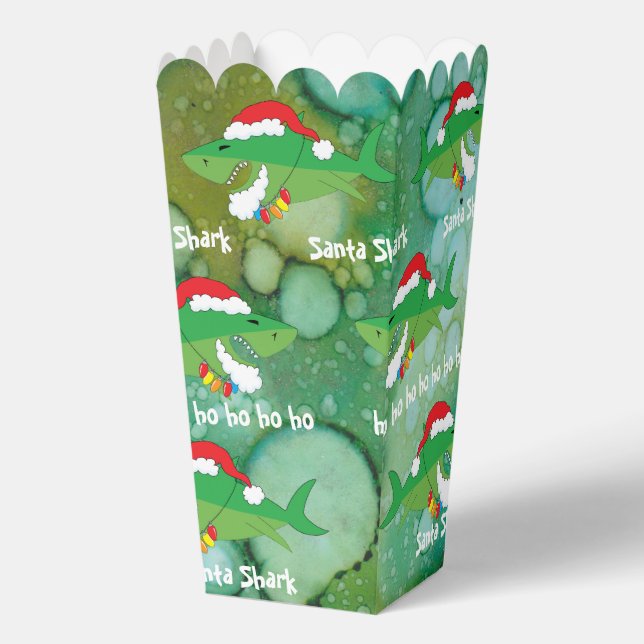 Christmas Santa Shark Favour Boxes (Front)