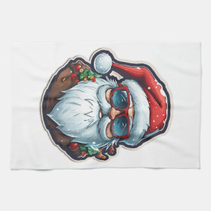 Christmas Santa Tea Towel