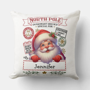 Christmas Santa Throw Pillow