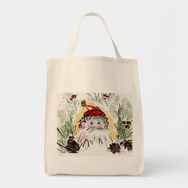 Christmas Santa Tote (Front)