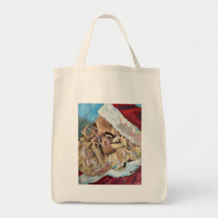 Christmas Santa Tote Bag
