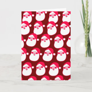 Christmas Santa Wallpaper Holiday Card