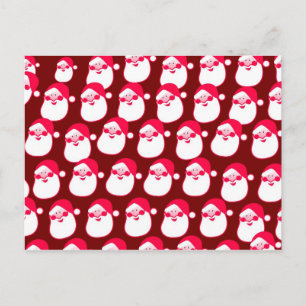 Christmas Santa Wallpaper Holiday Postcard