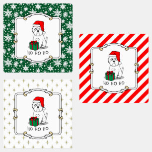 Christmas Santa West Highland White Terrier Westie