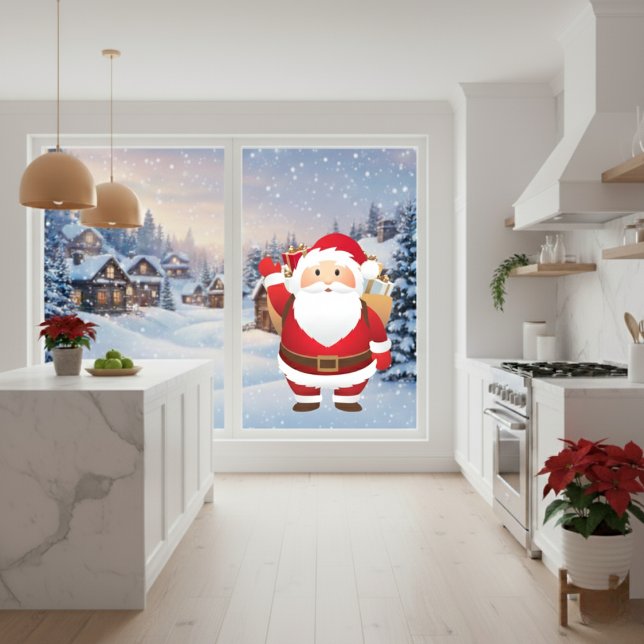 Christmas Santa Window Cling (Christmas Santa Window Cling)
