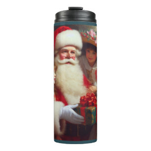 Christmas Santa with Children 1 Thermal Tumbler