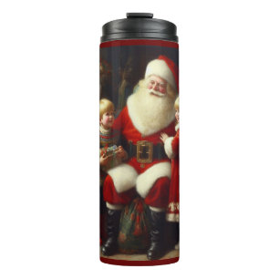 Christmas Santa with Children 6 Thermal Tumbler