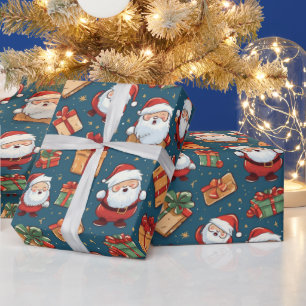 Christmas Santa Wrapping Paper