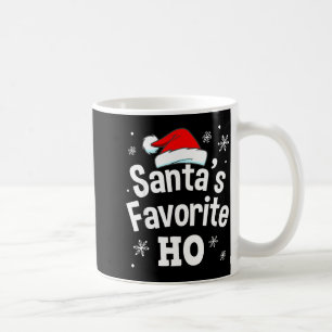 Christmas Santa's Favorite Ho Shirt, Adult Naughty Coffee Mug