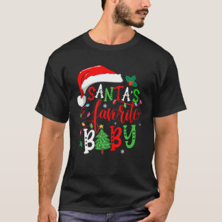Christmas Santa's Favourite Baby Family Matching C T-Shirt