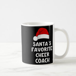 Christmas Santa's Favourite Cheer Coach Funny Chee Coffee Mug