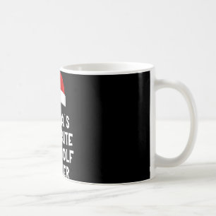 Christmas Santa's Favourite Disc Golf Player Pajam Coffee Mug