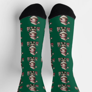 Christmas Santa's Helper Socks